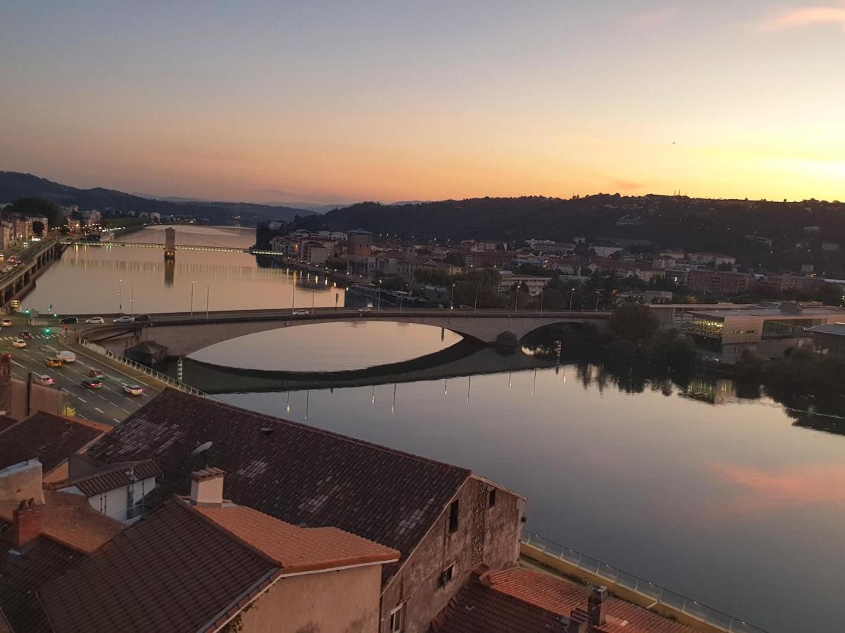 Apartament La Batie - Vue Imprenable - Amazing View - Parking Prive Vienne  Zewnętrze zdjęcie